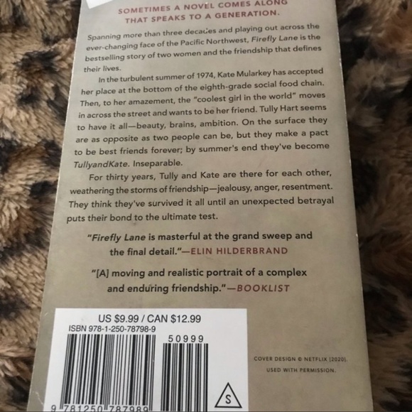 4/$20 Firefly Lane novel Netflix Kristen Hannah Netflix new never read - Picture 2 of 2